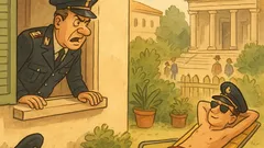 Barzelletta: Il maresciallo manda Giovanni in banca…