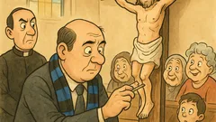 Barzelletta: Moratti prega e sente Gesù...